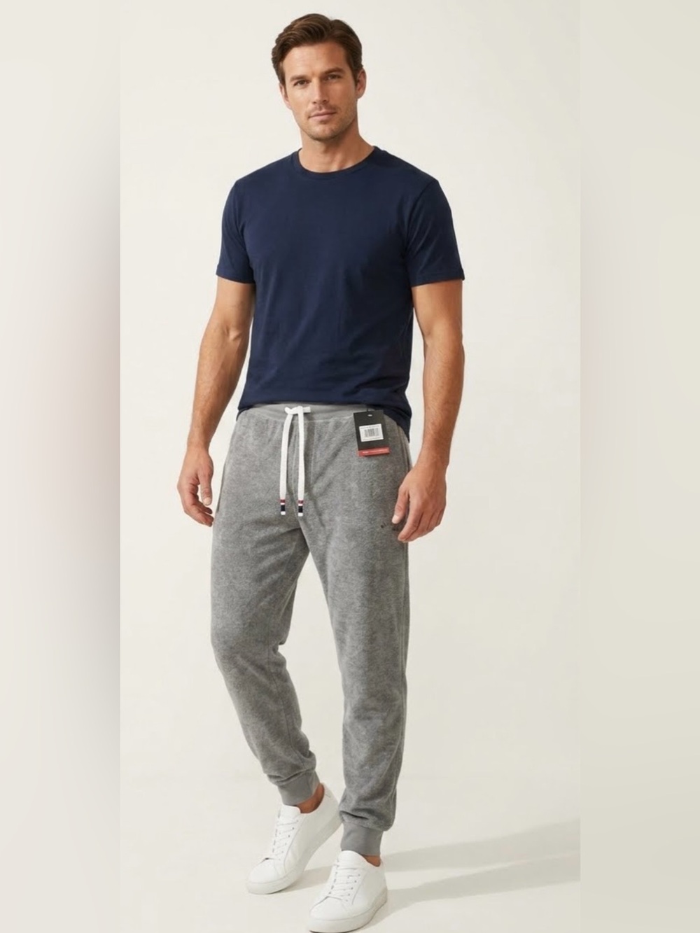 NWT Billabong Oversized Soft Gray Terry Cloth Jogger Sweatpants Pants  M